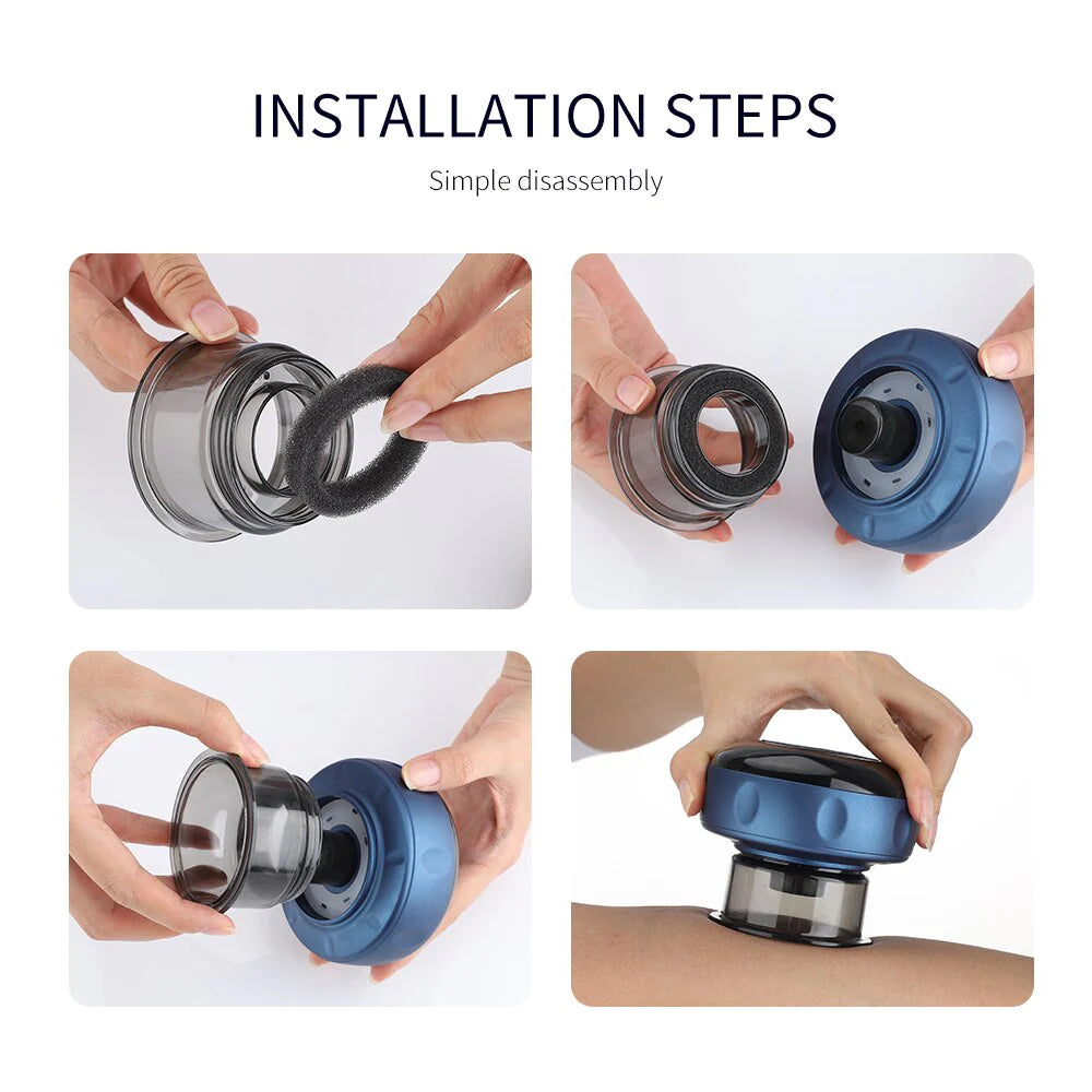 "Revitalize Your Body with Our Adjustable Electric Cupping Therapy Massager - Experience the Ultimate Vacuum Suction Cups Therapy for Back and Body Care!"