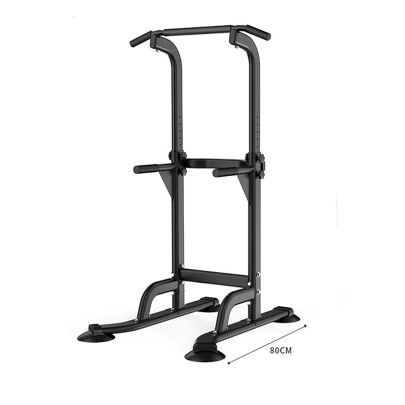 "Ultimate Home Gym Power Tower: Achieve Your Fitness Goals with Adjustable Height Pull-Up and Dip Station"