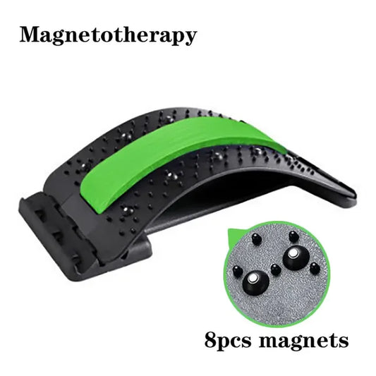 "Ultimate Magnetic Back Massager: Relieve Pain and Support Spine with Adjustable Levels for Waist, Neck, and Lumbar Fitness"