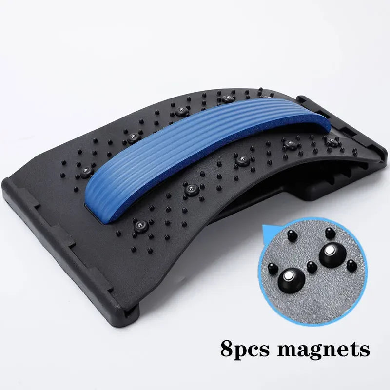 "Ultimate Magnetic Back Massager: Relieve Pain and Support Spine with Adjustable Levels for Waist, Neck, and Lumbar Fitness"