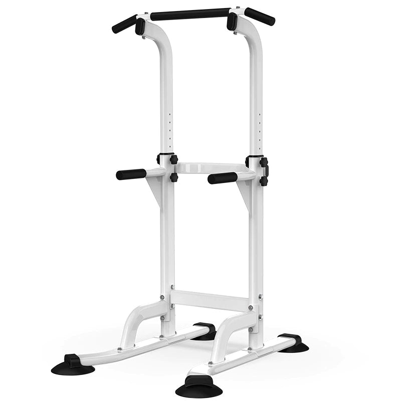 "Ultimate Home Gym Power Tower: Achieve Your Fitness Goals with Adjustable Height Pull-Up and Dip Station"