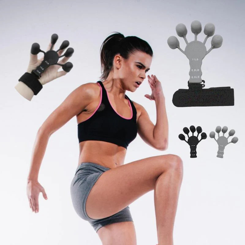 "Ultimate Finger Expander: Boost Hand Grip Strength and Wrist Power with Silicone Grip - Perfect for Resistance Training and Rehabilitation!"