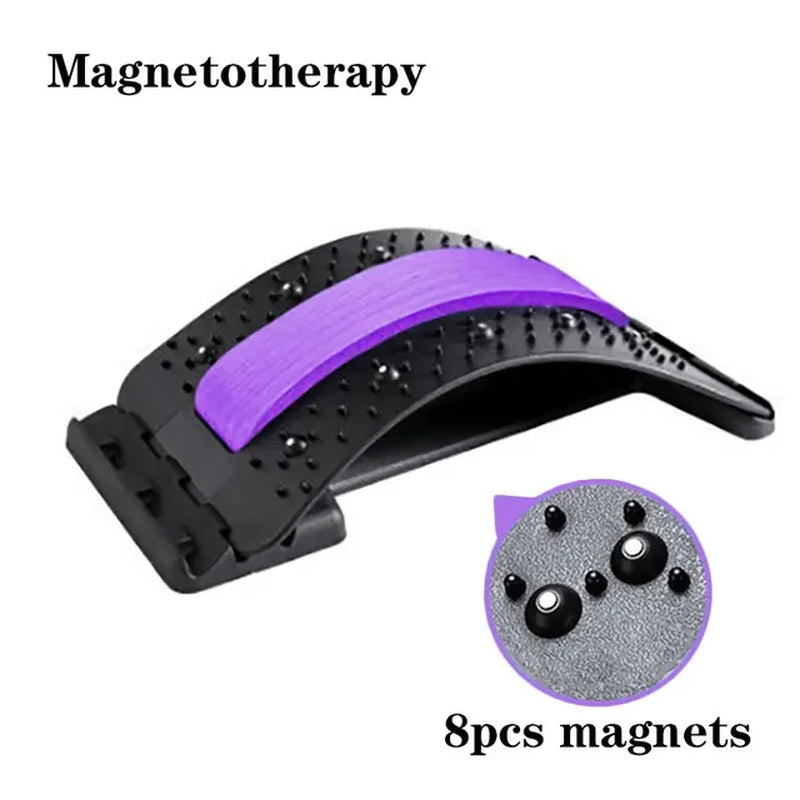 "Ultimate Magnetic Back Massager: Relieve Pain and Support Spine with Adjustable Levels for Waist, Neck, and Lumbar Fitness"