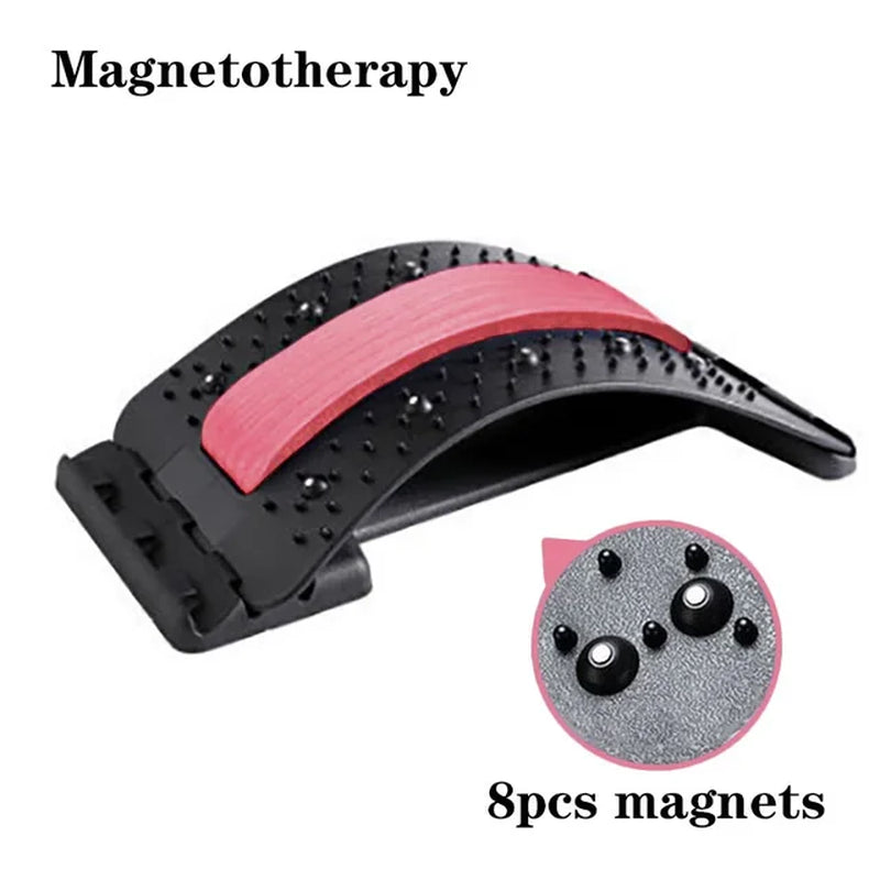 "Ultimate Magnetic Back Massager: Relieve Pain and Support Spine with Adjustable Levels for Waist, Neck, and Lumbar Fitness"