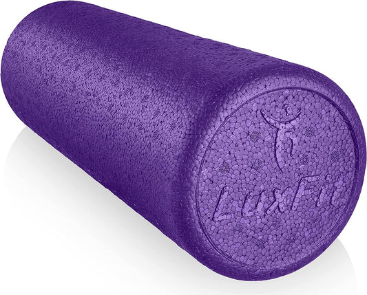 "Get the Ultimate Workout with Our Extra Firm Speckled Foam Roller - Includes Online Instructional Video!"