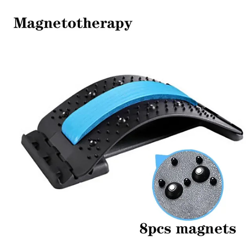 "Ultimate Magnetic Back Massager: Relieve Pain and Support Spine with Adjustable Levels for Waist, Neck, and Lumbar Fitness"