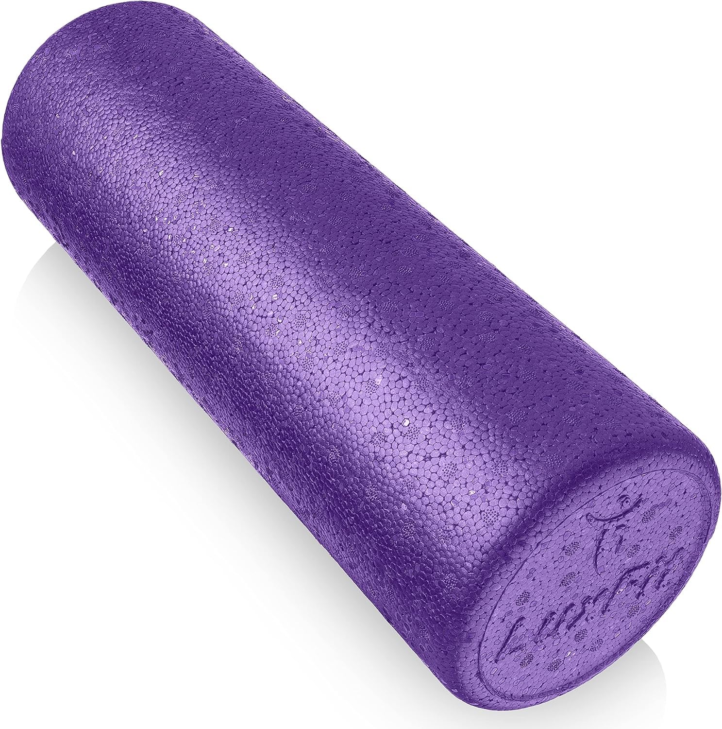 "Get the Ultimate Workout with Our Extra Firm Speckled Foam Roller - Includes Online Instructional Video!"