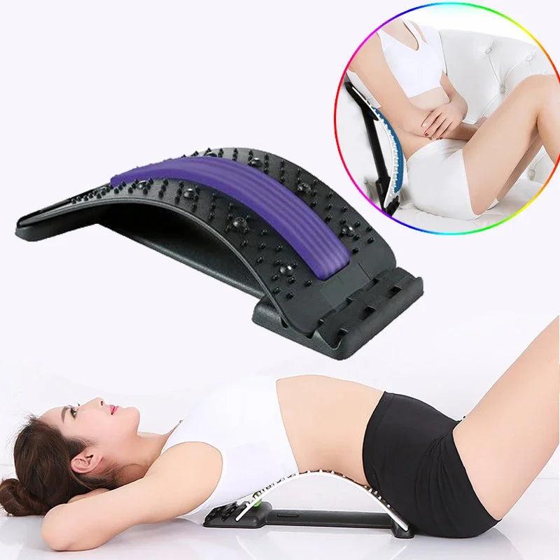 "Ultimate Magnetic Back Massager: Relieve Pain and Support Spine with Adjustable Levels for Waist, Neck, and Lumbar Fitness"